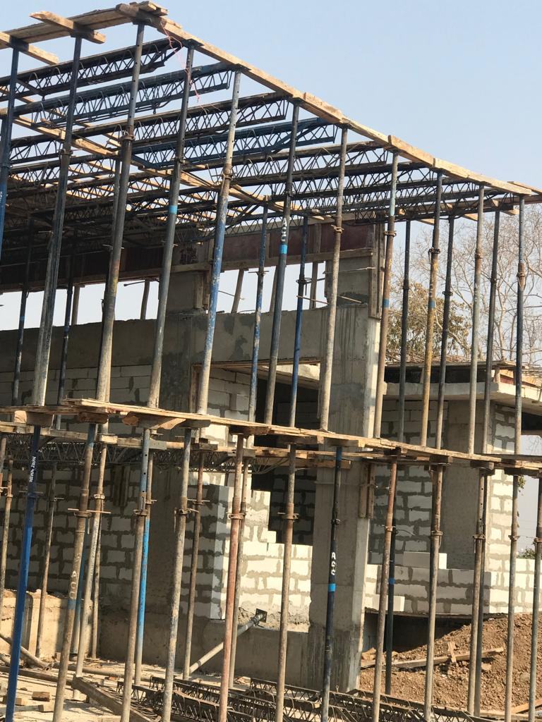 SRPF police housing society building under construction